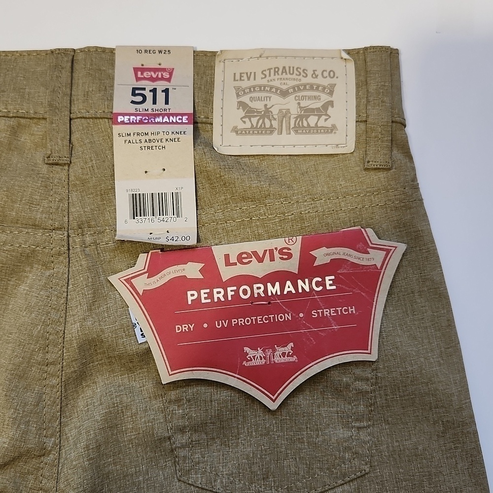 Levi's 511 Boys Size 10 Reg Slim Performance Shorts - Picture 5 of 11